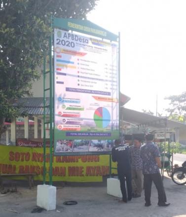 Pemasangan APBDes